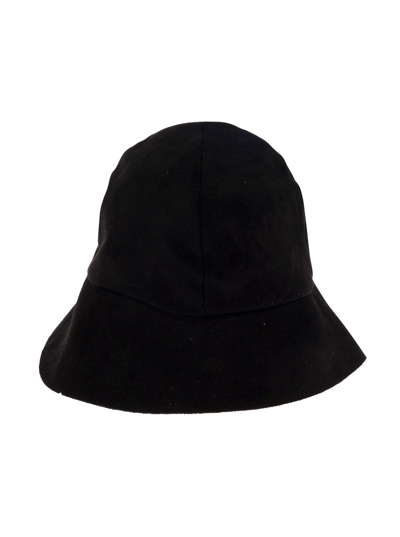 Shop Philosophy Di Lorenzo Serafini Woman's Black Wool Hat
