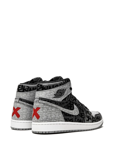 Jordan Air  1 High "rebellionaire" Sneakers In Black