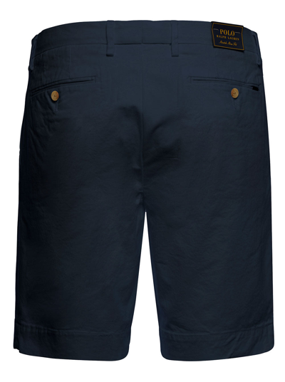 Shop Polo Ralph Lauren Men's Beige Cotton Bermuda Shorts In Blu