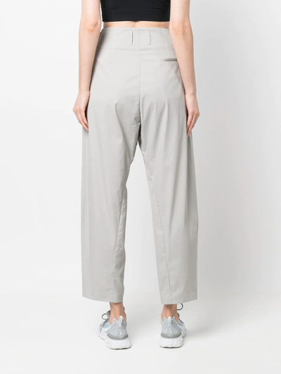 Nike Pleat-detail Zip-pockets Worker Pants In Grey
