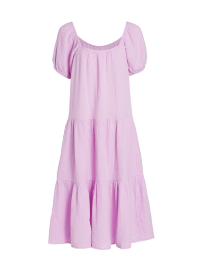Shop Honorine Women's Pamela Cotton Gauze Dress In Lavender