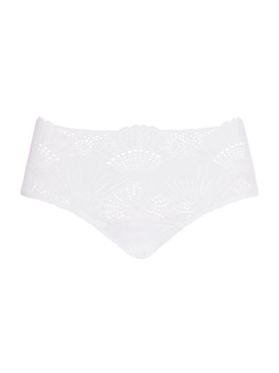 Shop Commando Women's Butter + Lace Hipsters In Ivory