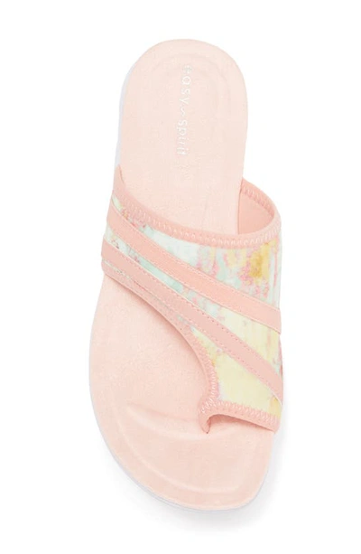 Shop Easy Spirit Lola Slide Sandal In Mint Multi