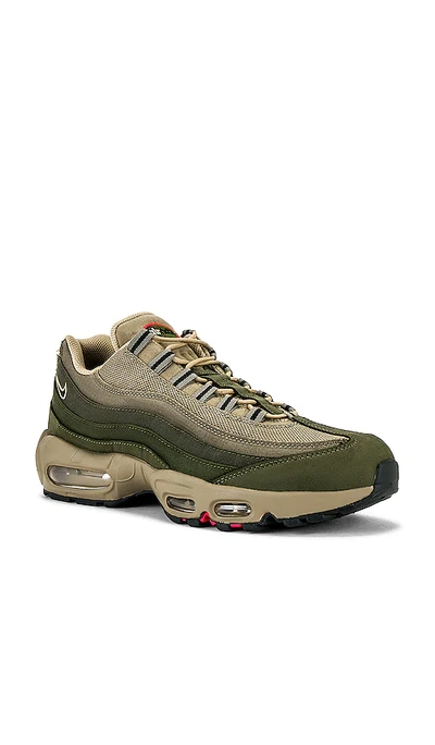 Shop Nike Air Max 95 Se In Medium Olive  Black & Rough Green