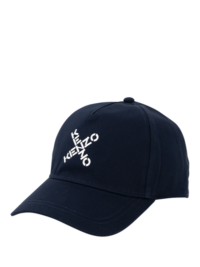 Shop Kenzo Cap For Boys In Blue