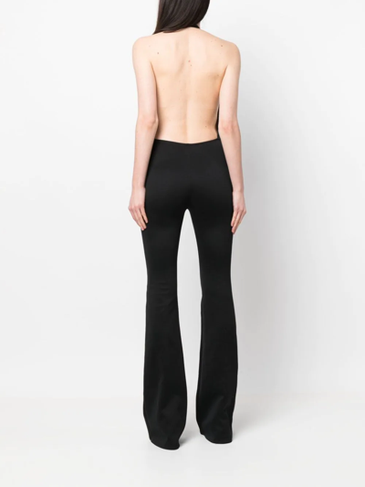 Alchemy X Lia Aram Plunging V-neck Jumpsuit In Black