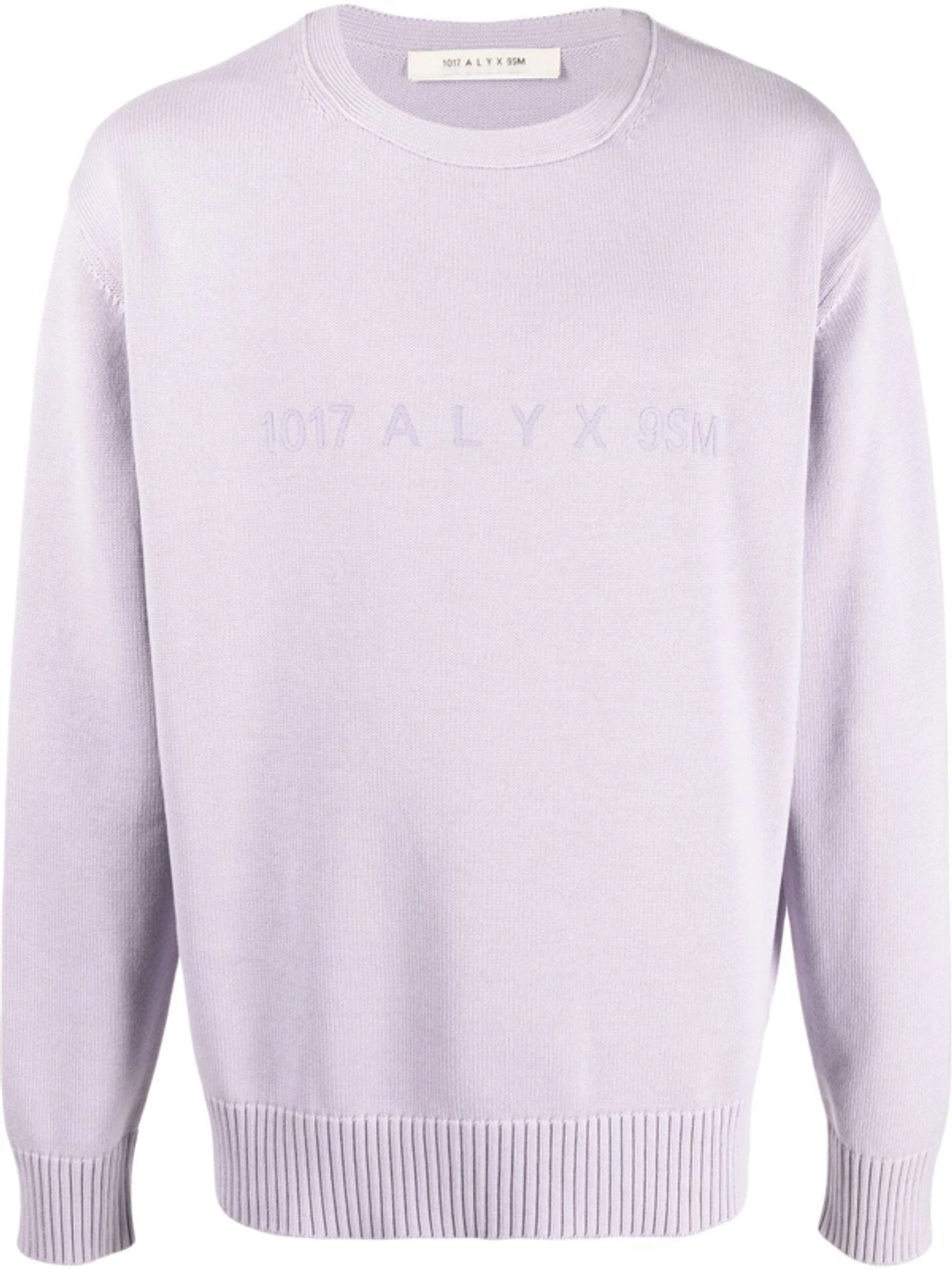 【ALYX】Treated Logo Knit Crew Sweater 1017 ALYX 9SM Treated Logo Knit Crewneck Sweater - Shirts