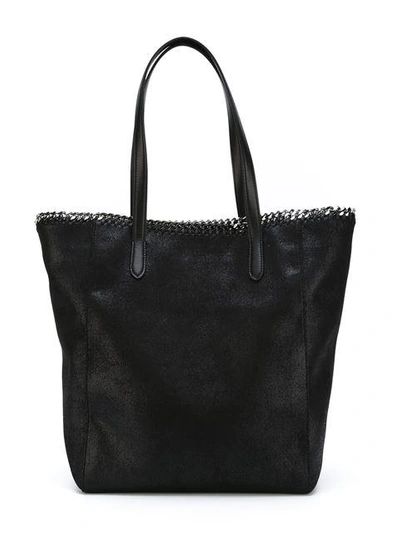 Shop Stella Mccartney Black Falabella Tote Bag