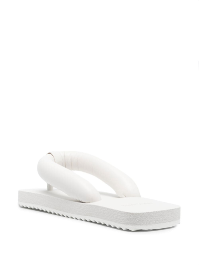 Yume Yume Padded-detail Flip Flops In White