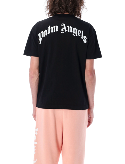 Shop Palm Angels Broken Palm T-shirt In Black