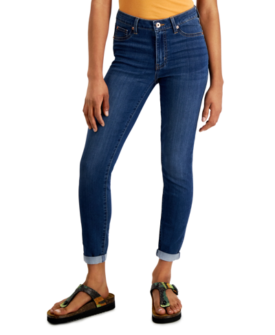 Shop Celebrity Pink Juniors' Ankle Skinny Jeans In Makaha