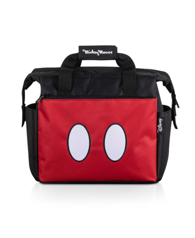 Shop Oniva Mickey Shorts On The Go Lunch Cooler In Black With Red Pattern