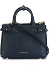BURBERRY small 'Banner' tote,CALFLEATHER100%