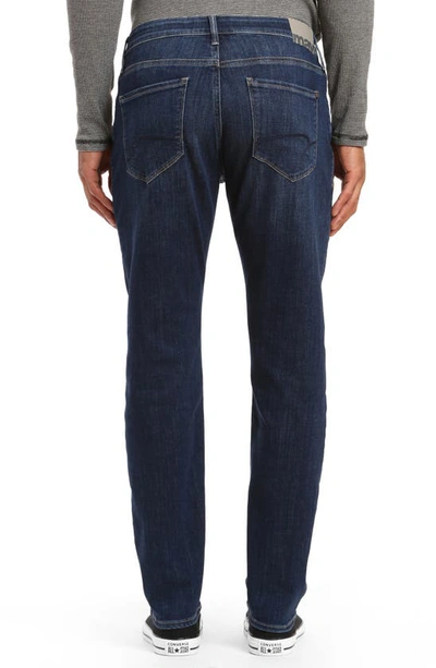 Shop Mavi Marcus Slim Straight Leg Jeans In Dark Feather Blue