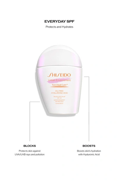 Shop Shiseido Urban Environment Sun Dual Care™ Oil-free Broad Spectrum Spf 42 Sunscreen