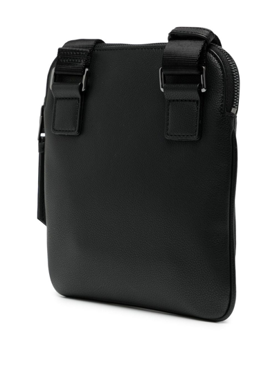 Armani Exchange Crossbody Bag Black Polyester In Schwarz