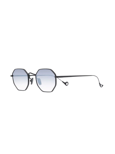 Eyepetizer Geometric-frame Sunglasses In Black