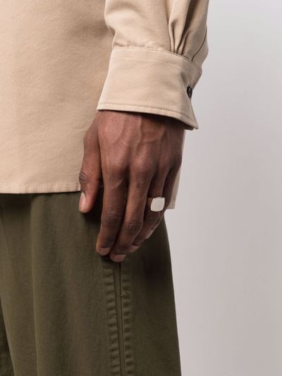 Tom Wood Square Cushion Ring In Silber