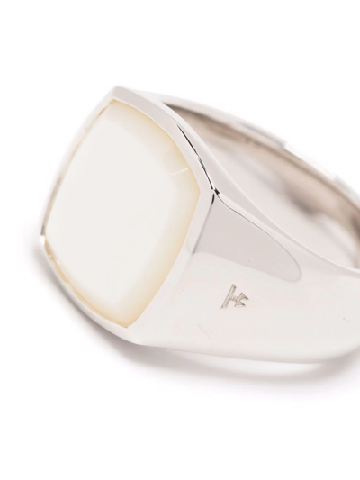 Tom Wood Square Cushion Ring In Silber