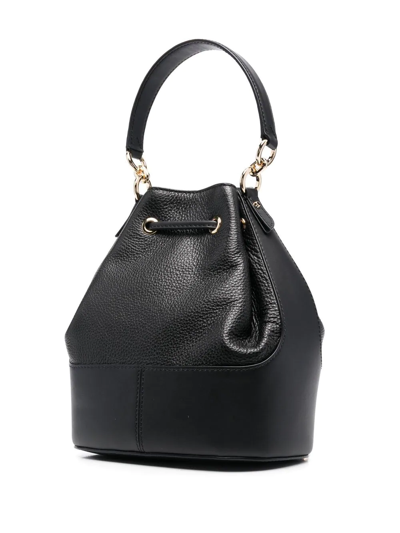 Michael Michael Kors Devon Small Bucket Crossbody Bag In Schwarz
