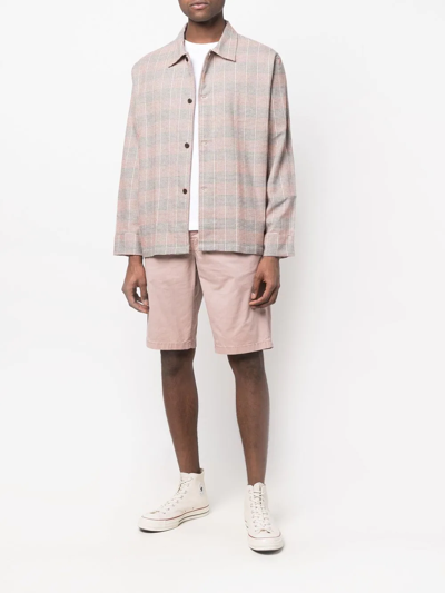 Shop Jacob Cohen Straight-leg Bermuda Shorts In Pink