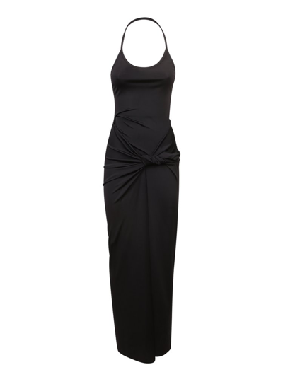 Shop Alyx 1017  9sm Strapped Swirl Dress In Black
