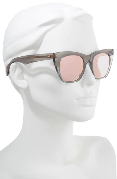 Shop Rag & Bone 52mm Cat Eye Sunglasses In Grey
