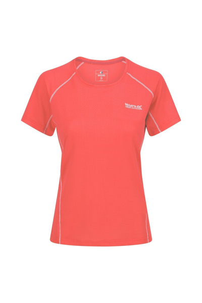 Shop Regatta Womens/ladies Devote Ii T-shirt (neon Peach) In Orange