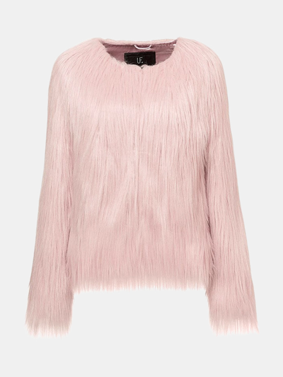 Shop Unreal Fur Unreal Dream Jacket In Pearl Pink