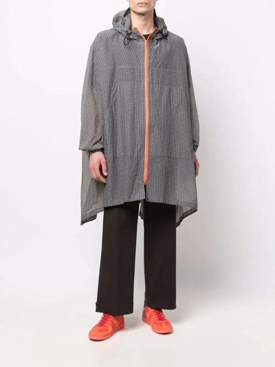 Shop Mackintosh Mistbreaker Zip-front Rain Coat In Schwarz