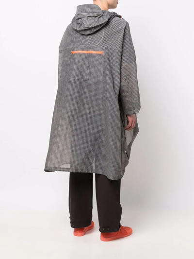 Shop Mackintosh Mistbreaker Zip-front Rain Coat In Schwarz