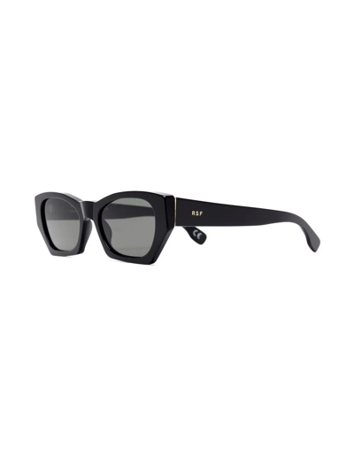 Shop Retrosuperfuture Square-frame Logo-detail Sunglasses In Schwarz