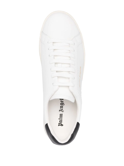 Shop Palm Angels Palm One Low-top Sneakers In Weiss
