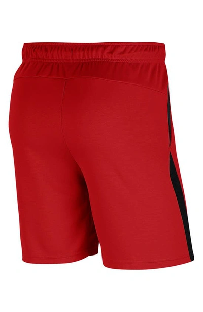 Shop Nike Dry 5.0 Athletic Shorts In University Red/ Black/ Black