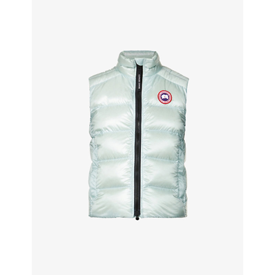 Shop Canada Goose Women's Meltwater Cypress Quilted Recycled-polyamide Gilet