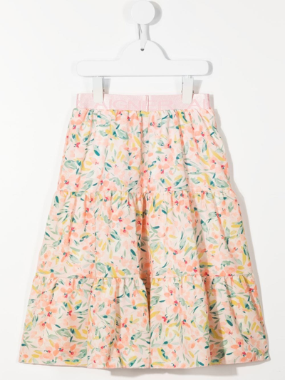 Aigner A-line Floral-print Skirt In Multicolour