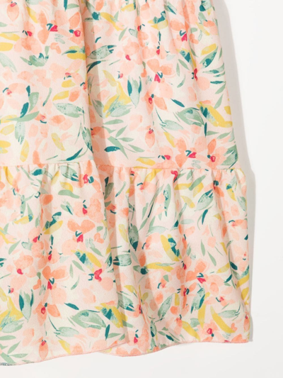 Aigner A-line Floral-print Skirt In Multicolour