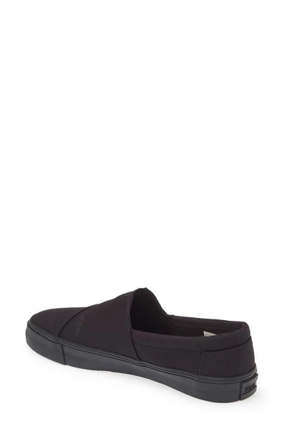 Shop Toms Alparagata Slip-on Sneaker In Black/ Black