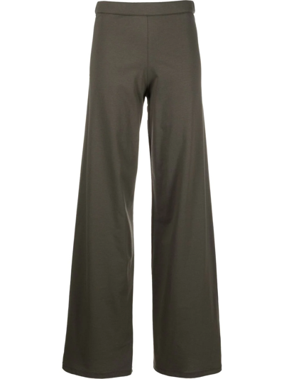 Shop Stefano Mortari High-waisted Trousers In Green