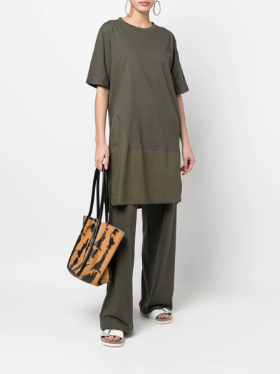 Stefano Mortari High-waist Elasticated Trousers In Green