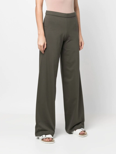 Stefano Mortari High-waist Elasticated Trousers In Green