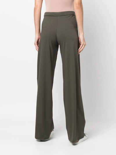 Shop Stefano Mortari High-waisted Trousers In Green