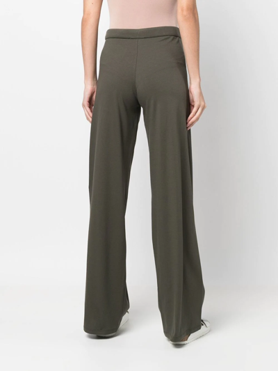 Stefano Mortari High-waist Elasticated Trousers In Green