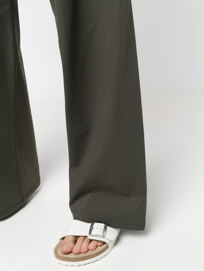 Stefano Mortari High-waist Elasticated Trousers In Green