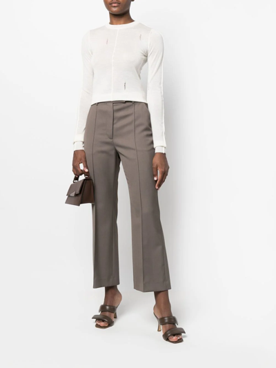 Amiri Distressed Cashmere Jumper In Neutrals
