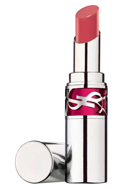 Shop Saint Laurent Candy Glaze Lip Gloss Stick In 5 Pink Satisfaction
