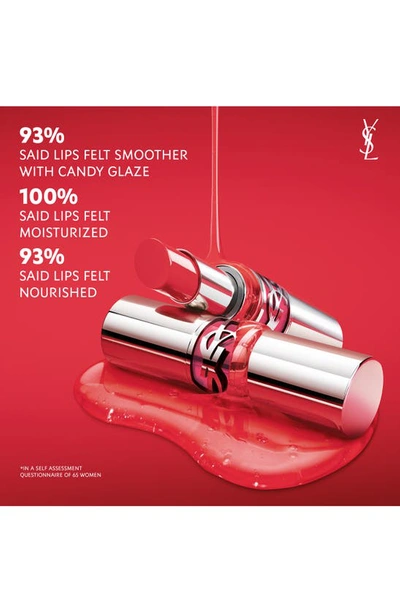 Saint Laurent Candy Glaze Lip Gloss Stick 06 Burgundy Temptation .11 oz/ 3.2 G In 6 Burgundy Temptation