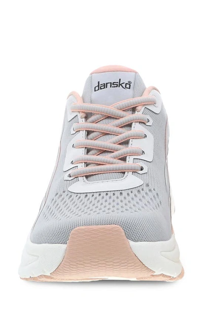 Shop Dansko Pace Sneaker In Light Grey Mesh