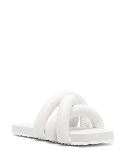 Shop Yume Yume Crossover Strap Sliders In White