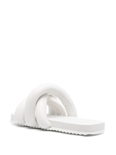 Shop Yume Yume Crossover Strap Sliders In White